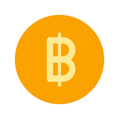 baht flat icon