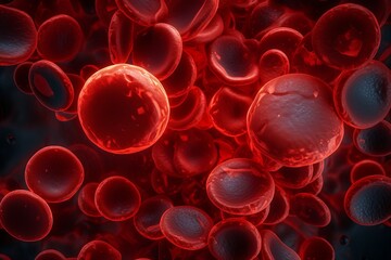 Blood cells. Generative AI Technology