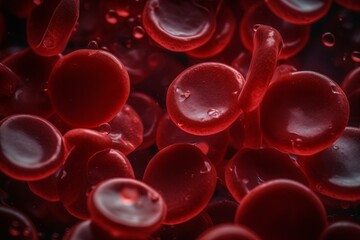 Blood cells. Generative AI Technology