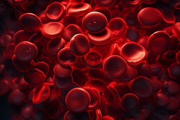 Blood cells. Generative AI Technology