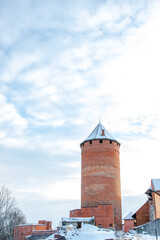 Fototapeta na wymiar old castle Sigulda, Latvia