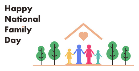 Banner for Happy National Family Day