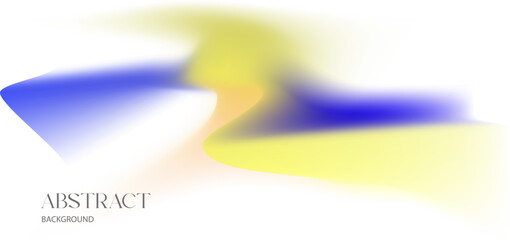 Abstract background template design light blue and yellow gradient color on white