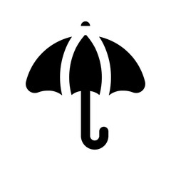 umbrella glyph icon