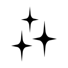 Shine icon, Clean star, Sparks icon.