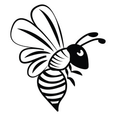 Bee Drawing Outline
