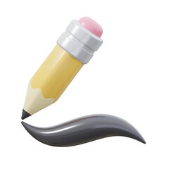 3D Pencil Illustration