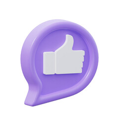 3D Social Media Illustration