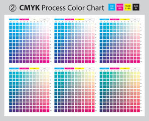 CMYK Process Color Chart No. 2