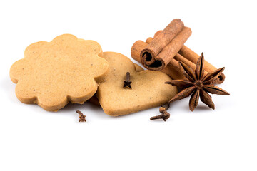 Gingerbread hearts cookies