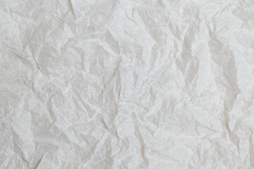 White crumpled paper texture background