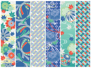 和柄の帯セット