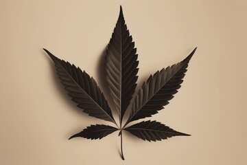 marijuana leaf vector illustration