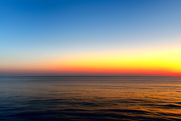 Obraz premium Close-up Of Sea Against Sky At Sunset