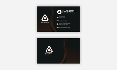 Modern and Unique design business card template for print, new business card design.