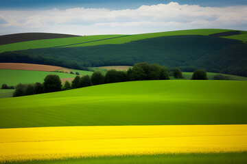 Obraz premium summer landscape