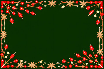 Vintage Christmas background with Christmas decoration