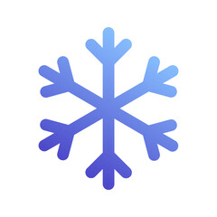 snowflake gradient icon