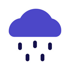 rain bicolor icon
