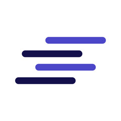 Obraz premium fog bicolor icon