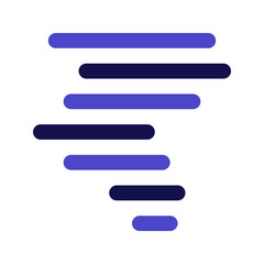 Obraz premium tornado bicolor icon