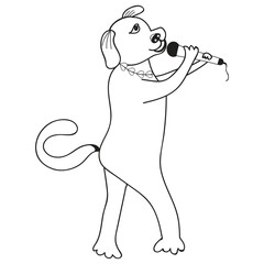 Dog Drawing Design