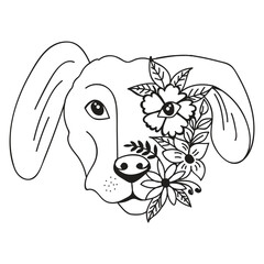 Dog Drawing Design
