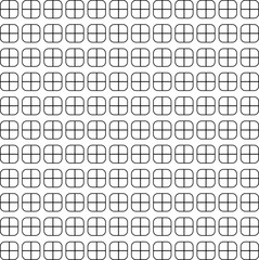 Abstraction consists of squares, including divisions into parts.