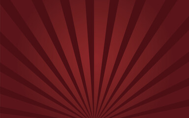 サンバースト　濃い赤