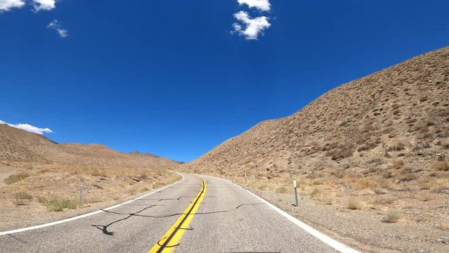 Hwy 168 07 Patriarch Grove Driving POV California