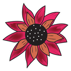 Flower Drawing Design