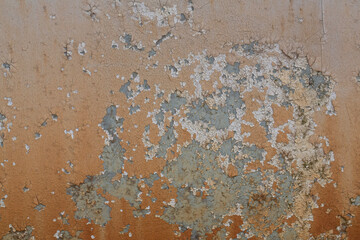 Rusty metal texture or rusty metal background. Grunge retro vintage of rusty metal plate for design with copy space for text or image. Brown and Grey