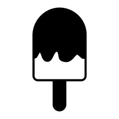 Ice Cream Glyph Icon
