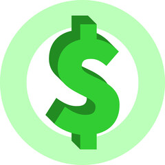 dollar symbol icons
