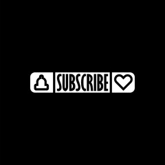 SUBSCRIBE NOW sign, sticker, icon isolated on black background 