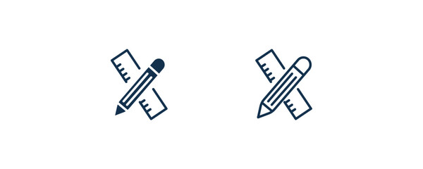 carpentry icon. Outline and filled carpentry icon from tools and utensils collection. Line and glyph vector. Editable carpentry symbol can be used web and mobile