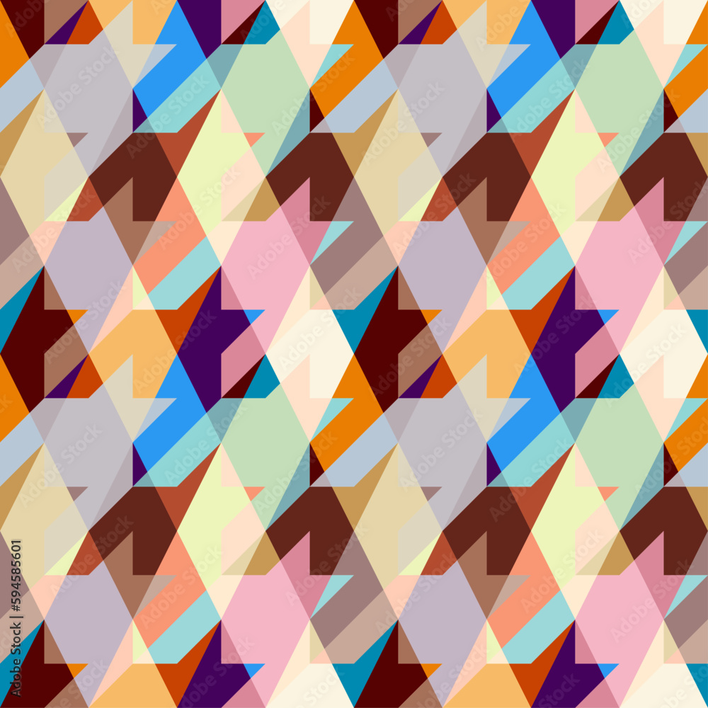 Poster Argyle seamless vector pattern background. Pattern of a rhombuses.