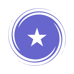 Star Circular Rotation Icon. Design Element. Vector Art.