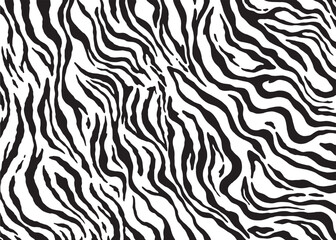 Fototapeta na wymiar Zebra print pattern design. Vector illustration background.