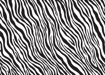 Zebra print pattern design. Vector illustration background. © leavector