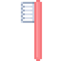 Pixel Illustration of a tooth brush