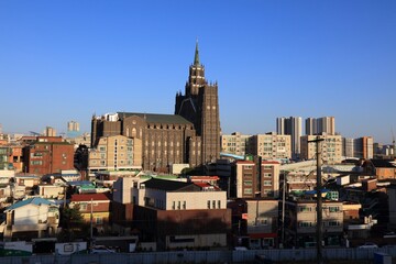 Suwon city skyline