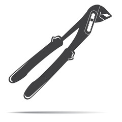 Wrench. Spanner repair tool. Sign 