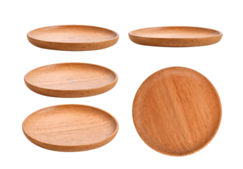 wood plate on transparent png