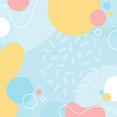 Design banner frame background .Colorful poster background vector illustration.Exotic plants, branches,art print for beauty, fashion and natural products,wellness, wedding and event.