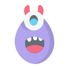 Monster Flat Icon