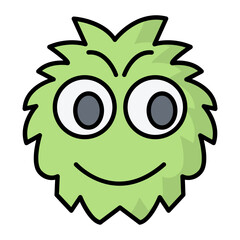 Spooky Monster Line Color Halloween Icon