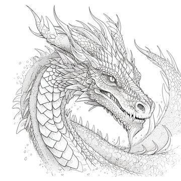 Details 205+ dragon head sketch latest
