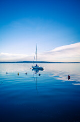 Fototapeta premium sailboat on the sea