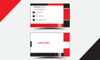 Vector design  modern creative business card or name card